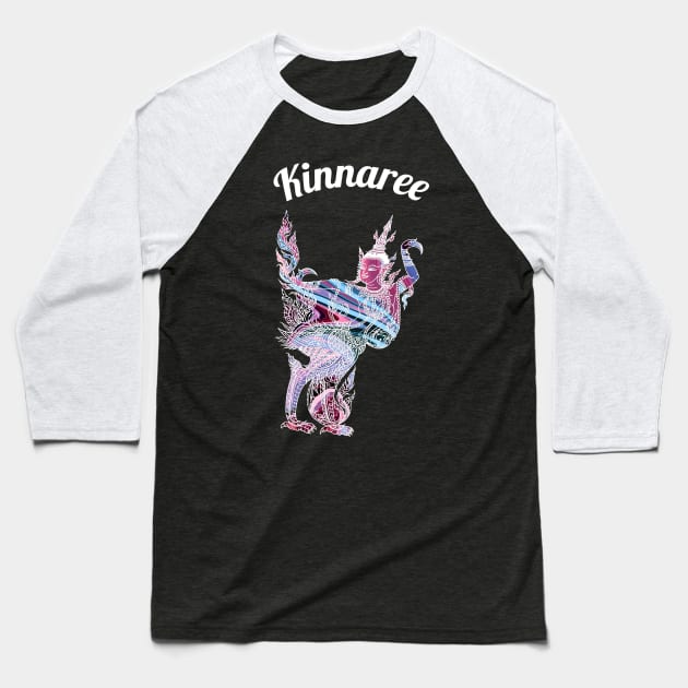 Thailand Kinnaree – Figure Of Thai Spiritual Good Fortune Baseball T-Shirt by VintCam